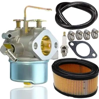 640152 Carburetor for Tecumseh HM80 HM90 HM100 with Air Filter Kit