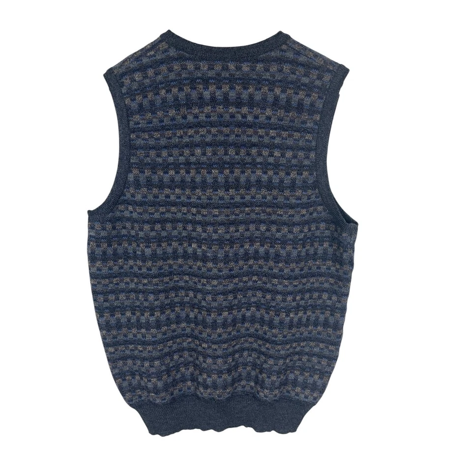 Chaleco Suéter Vintage Tricots St. Raphael 100% Lana Academia Para Hombre Talla Grande Foto 2 de 4