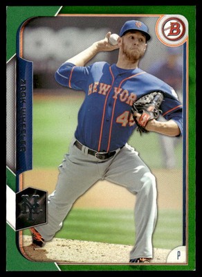 2015 Bowman #14 Zack Wheeler Green #/99