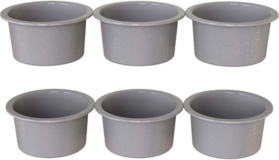 6 Pack Silicone Cake Pans 4 Inch Round, Mini Nonstick Cake Mold Set, 4'' X 2'' Bak