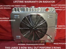 Radiator 1959 1960 1961 1962 1963 Chevrolet Impala, Bel Air, Biscayne, El Camino