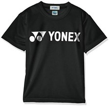  Yonex Short Sleeve Shirt Junior Dry Shirt Boys Black 007 Japan J140 Equivalent