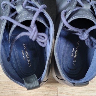 Cole Haan Chukka Boots Mens 11.5 Navy Blue Gray 2 ZeroGrand  display picture 2