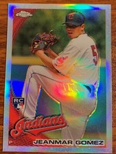 2010 Topps Chrome Update Refractor #CHR19 Jeanmar Gomez Indians Free Shipping