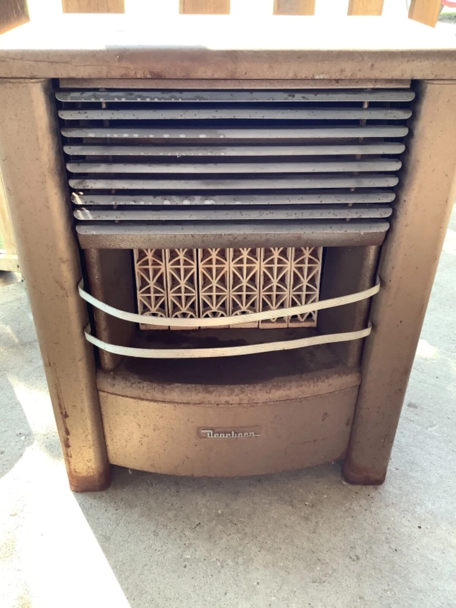 Vintage Dearborn Room Heater 35,000 BTU Natural Gas with grates | eBay