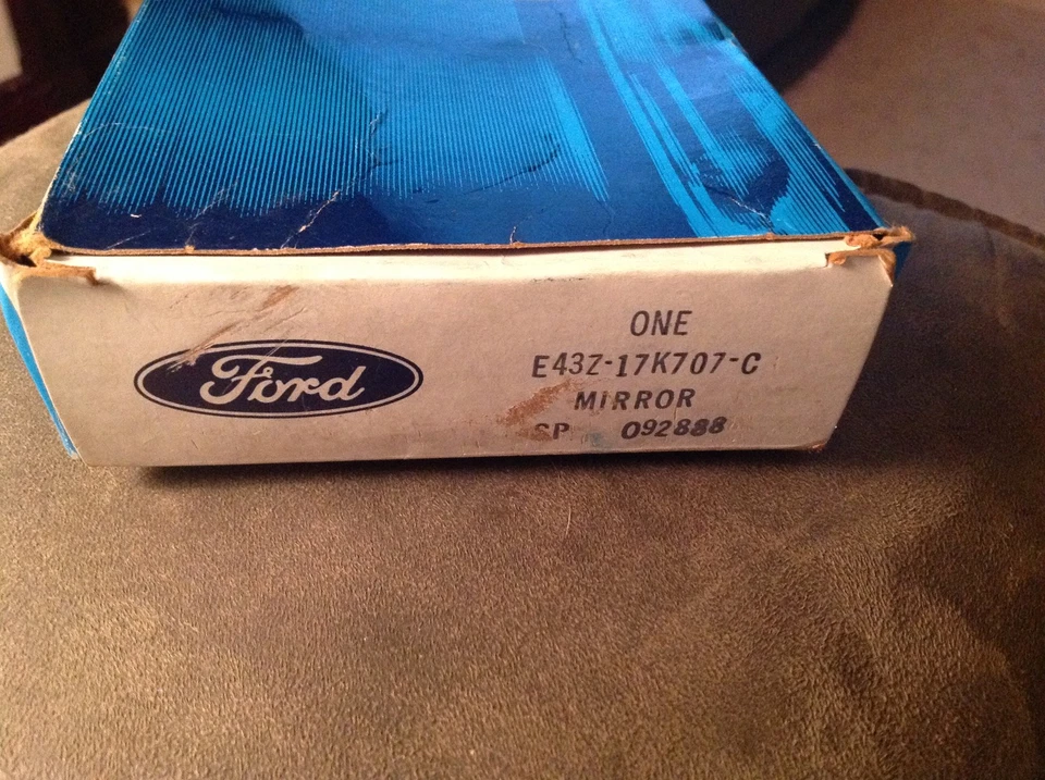 NUEVO OEM 1984 FORD TEMPO TOPACIO ESPEJO RETROVISOR EXTERIOR VIDRIO MANO IZQUIERDA PARA CONTROL REMOTO POR CABLE Foto 3 de 3