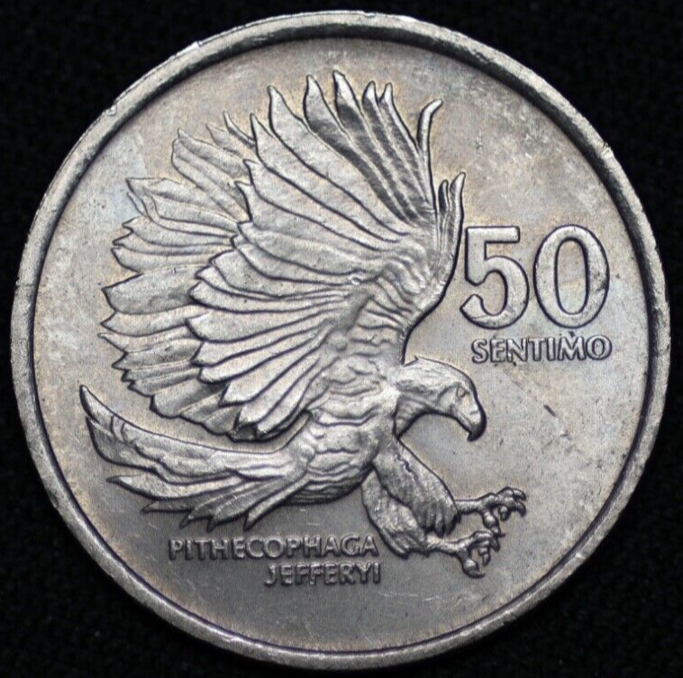 6359. エラー ? 1989年 フィリピン 50センティモ 海外硬貨 PHILIPPINES ~ 1989 ~ 50 Sentimos ~ AU++ ~ Quality World Coin