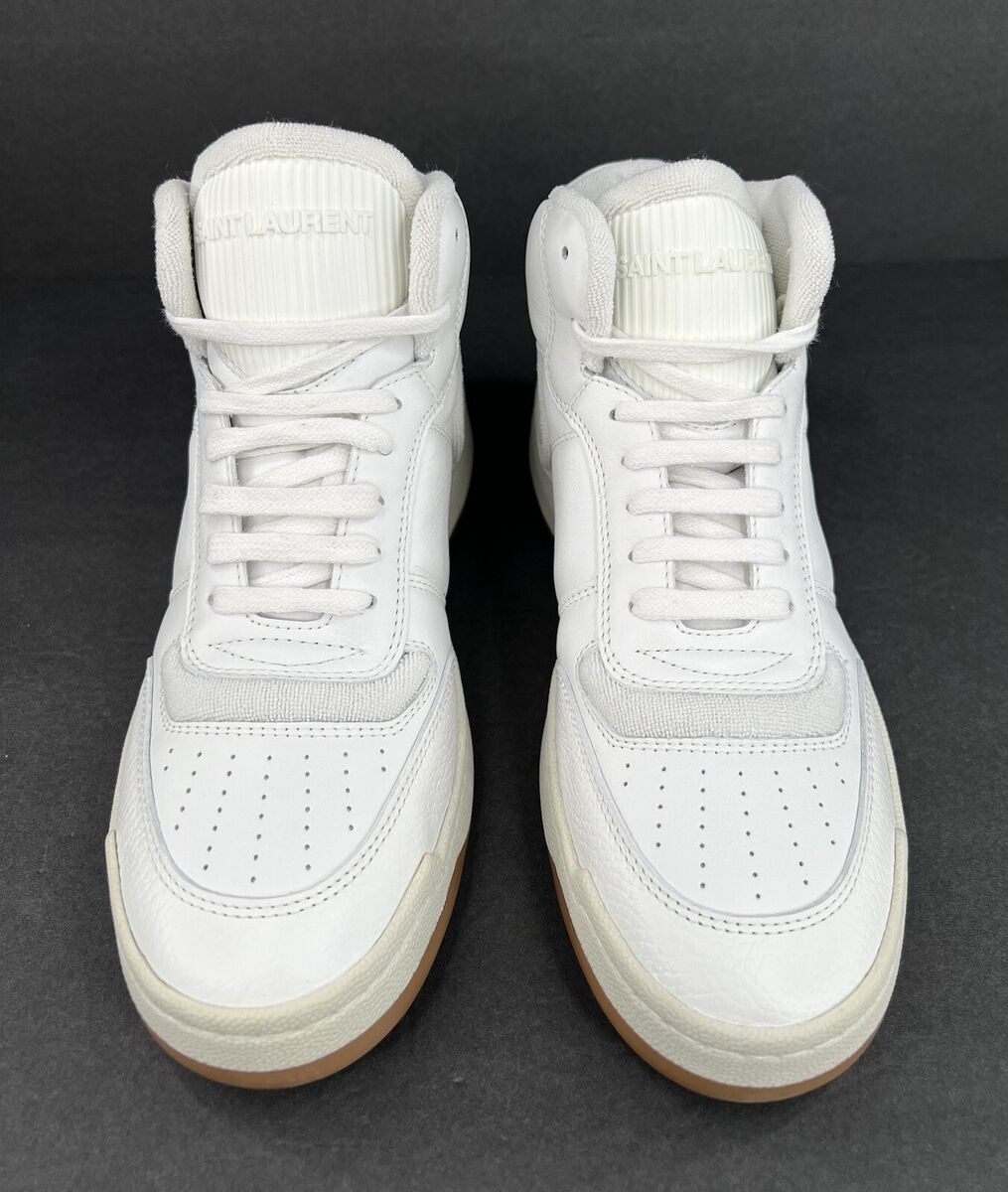 SAINT LAURENT SL 80 WOMEN SL/80 HIGH TOP LOGO YSL LEATHER SAINT LAURENT SL 80 WOMEN SL/80 HIGH TOP LOGO YSL LEATHER