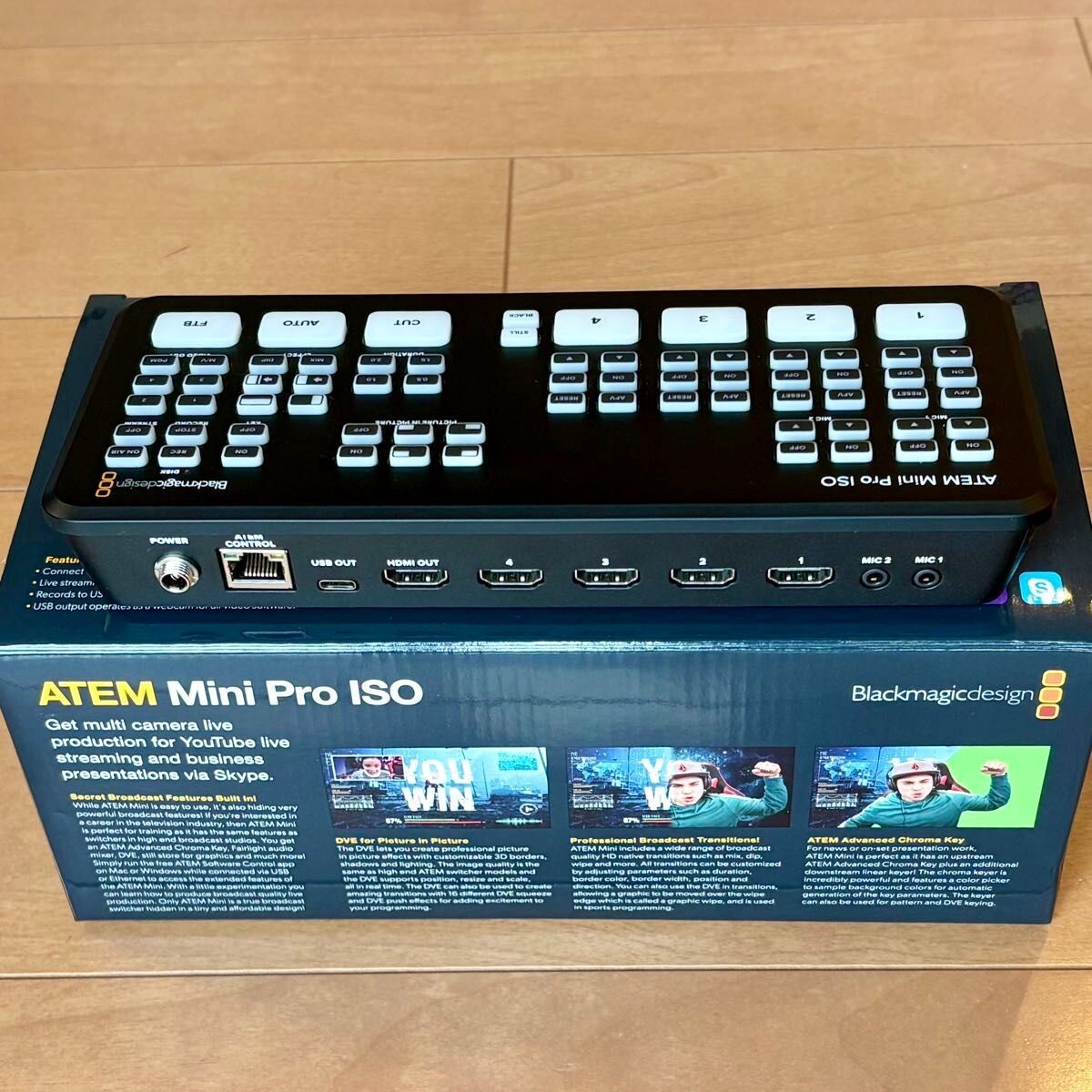 Blackmagic Design ATEM Mini Pro ISO Live Production Switcher