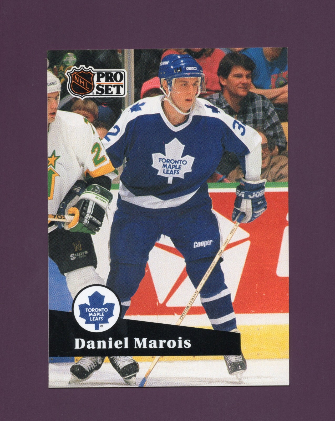 1991 Pro Set Daniel Marois #223 French Set - Toronto Maple Leafs