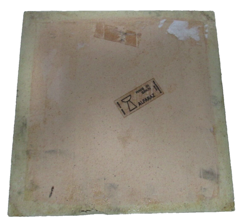 Alfaraz Spain Ceramic Art Tile Pottery 6" x 6" Horse blue brown Vintage decor - Picture 13 of 13