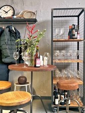 Armadio Modulare in Metallo Industrial su Misura Acciaio Loft Cucina Ufficio Scaffale