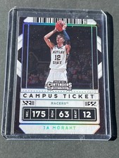 2020 Panini Contenders Draft Picks JA MORANT RC Rookie Campus Ticket