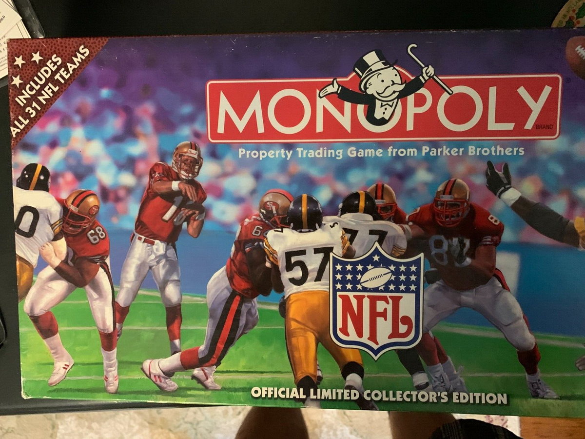 MONOPOLY FOOTBALL Go Directly To Jail NFC CARD 1998 | eBay