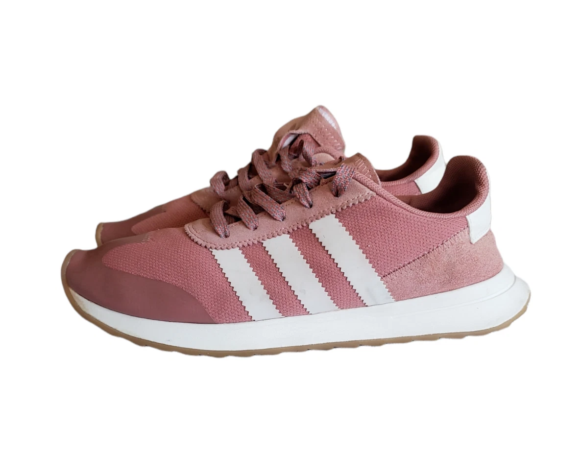 Adidas Originals Flashback Sneakers Shoes Runners Pink Size 8.5 | eBay