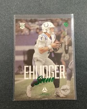 2021 Chronicles Luminance Update Rookies Green #221 Sam Ehlinger (RC) Colts
