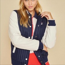 Nwt Fila X Bandier Melton Wool Varsity Jacket Size Xs
