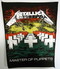 Metallica Back Patch Damage Inc Vintage but New Master of Puppets Battery '86