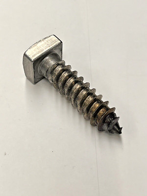(10) 1/2 x 2 Square Head Lag Bolt Screw Steel Blacksmith Antique (3/4'' head)