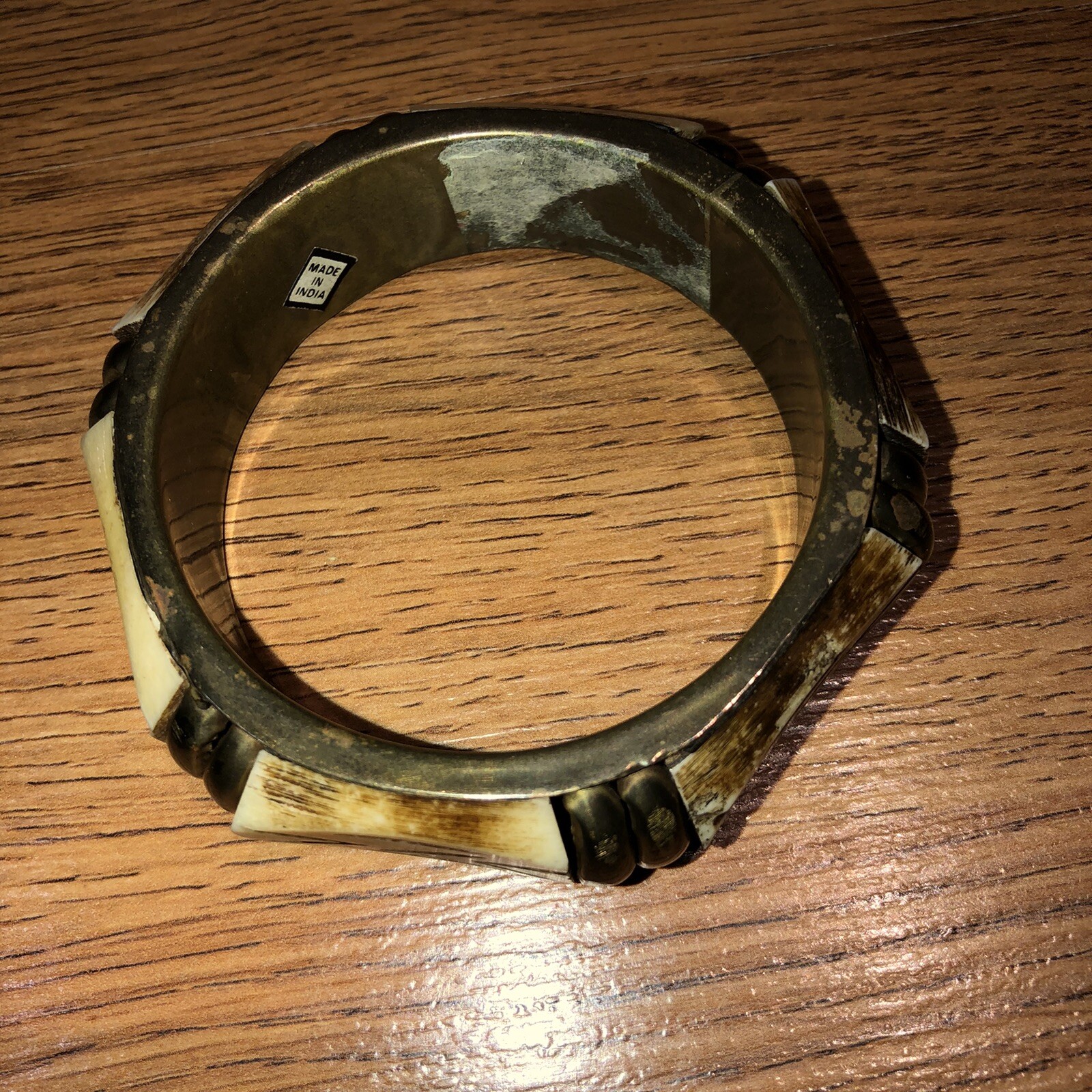 Vtg  Brass Boho statement Bangle Bracelets - image 10