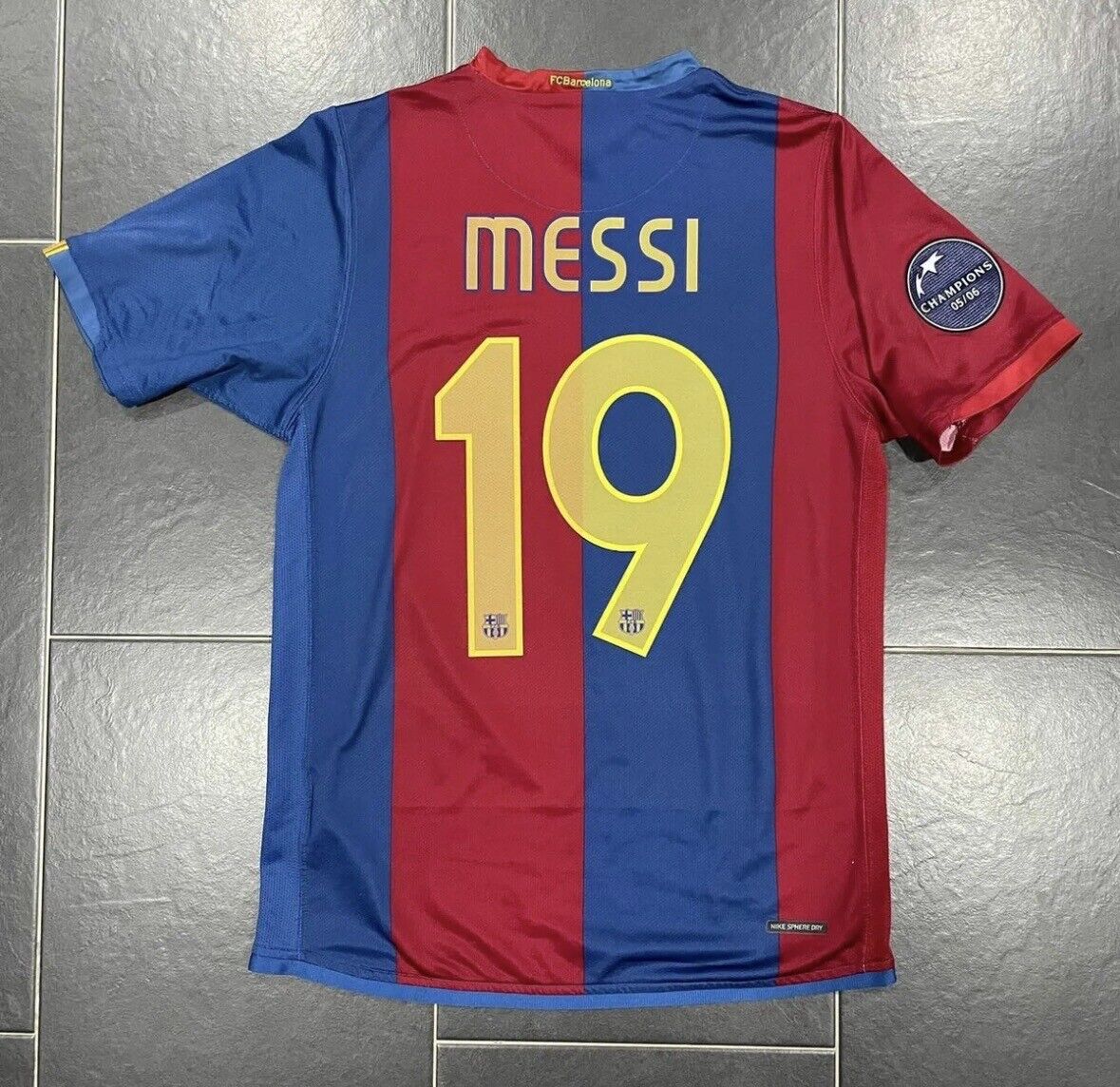 FC Barcelona Original Messi #19 UCL Jersey | eBay FC Barcelona Original Messi #19 UCL Jersey | eBay