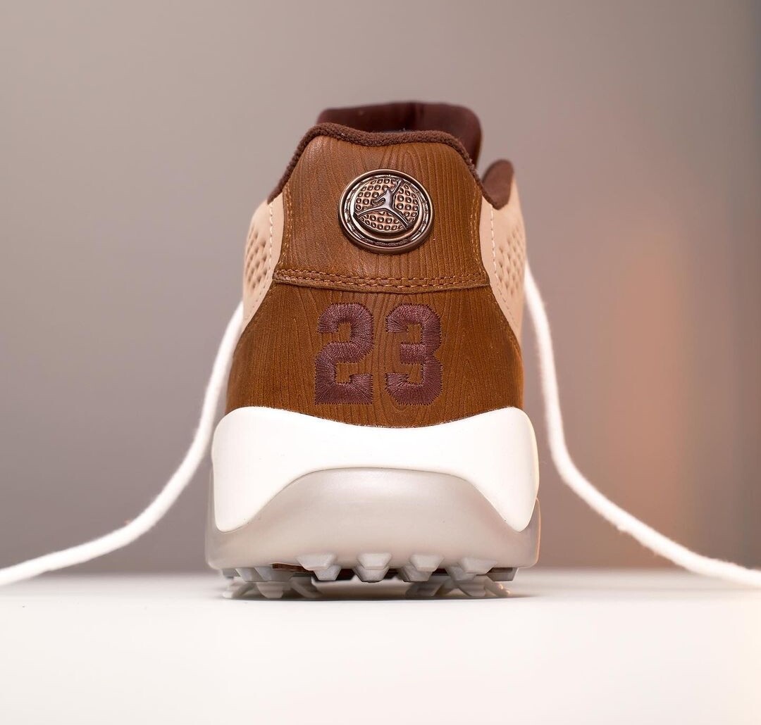 Nike Air Jordan 9 G Golf Masters 2024 Wood Woodgrain Shoes