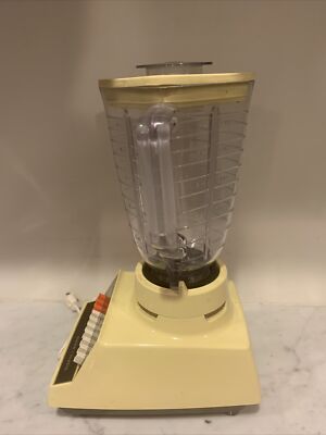 Vintage Osterizer Imperial Pulse-Matic 10 SPEED Blender TESTED