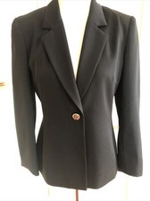 Hugo Buscati Milano Vintage Black Blazer Size 4