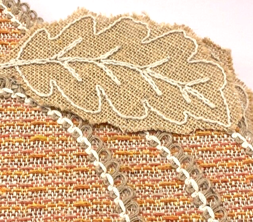 Tahari Tischsets Kürbis Herbst Erntedank rund rustikal Bauernhaus Jute Set 4 - Bild 3 von 21