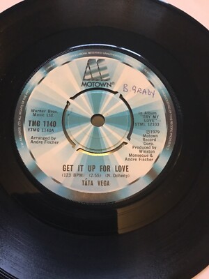 Tata Vega-Get It Up For Love 1979 1st Press Motown 7  Ex
