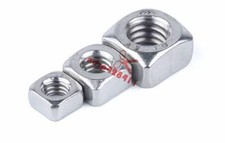 Rosca métrica 304 acero inoxidable tuerca cuadrada sujetador tuerca tornillo tuerca M3 a M10