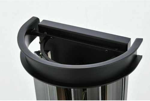 Wall Sconce Light Fixture Matte Black Silver Grey Crystal Bathroom Hallway Foyer - Picture 8 of 9