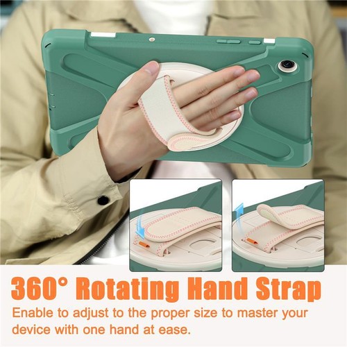 Samsung Galaxy Tab A9 A9+ A8 A7 Lite Stand Case Shockproof Strap Kids Flip Cover - Picture 21 of 35