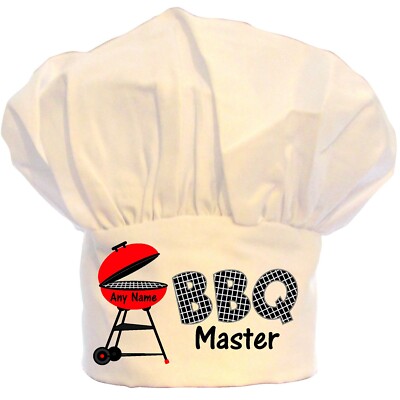 PERSONALISIERTE GRILLMÜTZE BBQ MEISTERDRUCK KOCHMÜTZE BBQ POLYESTER WEIHNACHTSGESCHENK