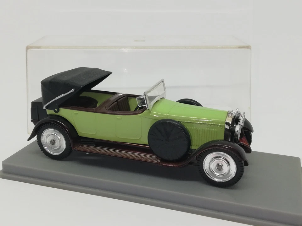 ⭐️vintage 1967 - SOLIDO Age d'Or n°145 - HISPANO SUIZA H6B 1926 verte - 1/43⭐️ - Photo 2/4