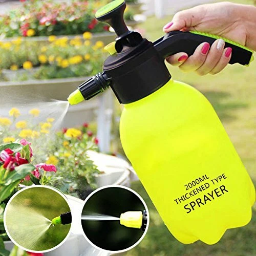 2L Garden Hand Pump Sprayer – Portable Pressure Spray Bottle Water Weed  Chemical