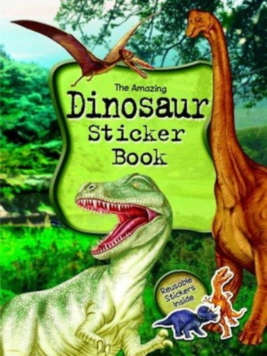 Enfants Dinosaure Autocollant Activité Quiz Livre & Fait Rempli Informations - Afbeelding 1 van 3