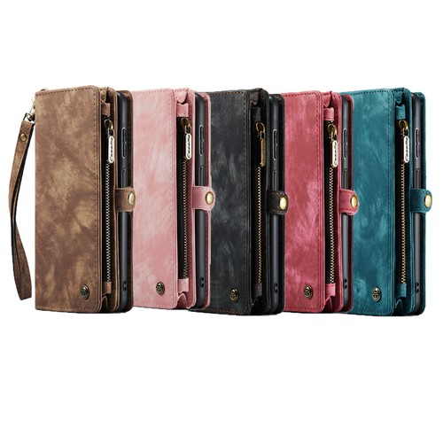 Removable Wallet Case Zip Leather Flip Cover for Samsung Galaxy Note20 Ultra/10+ - Picture 2 of 47