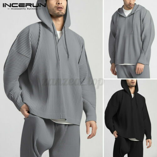 Pantaloni Uomo Felpati Pantaloni Da Jogging Uomo Con Fodera In Pile Casual A Righe A 232643 - Foto 6