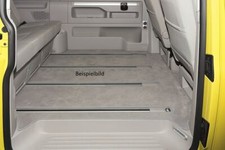 Veloursteppich Fahrgastraum VW T6.1/T6/T5 Multivan - 2 Schiebetüren - Bodensc...