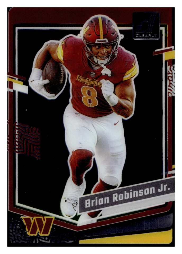 2023 Panini Clearly Donruss Brian Robinson Jr. #49