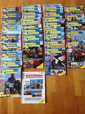 34 x Motorradmagazin '' Tourenfahrer'' 1997 - 2009