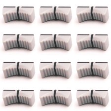 12pcs Slide Fader Knob Cap For YAMAHA MG166CX-USB MG206C hole 4MM Gray