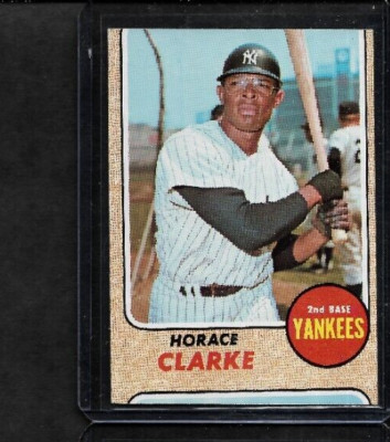 1968 Topps Set-Break #263 Horace Clarke Yankees EX-EXMINT Mis-Cut ERROR!