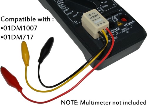 Transistor Adapter Probes for 01DM717 and 01DM1007 Digital Multimeter - Picture 3 of 3