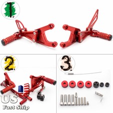 CNC Front Foot Pegs Footpegs Rearset Fit Benelli TNT125  TNT135  BJ125 2016-2022