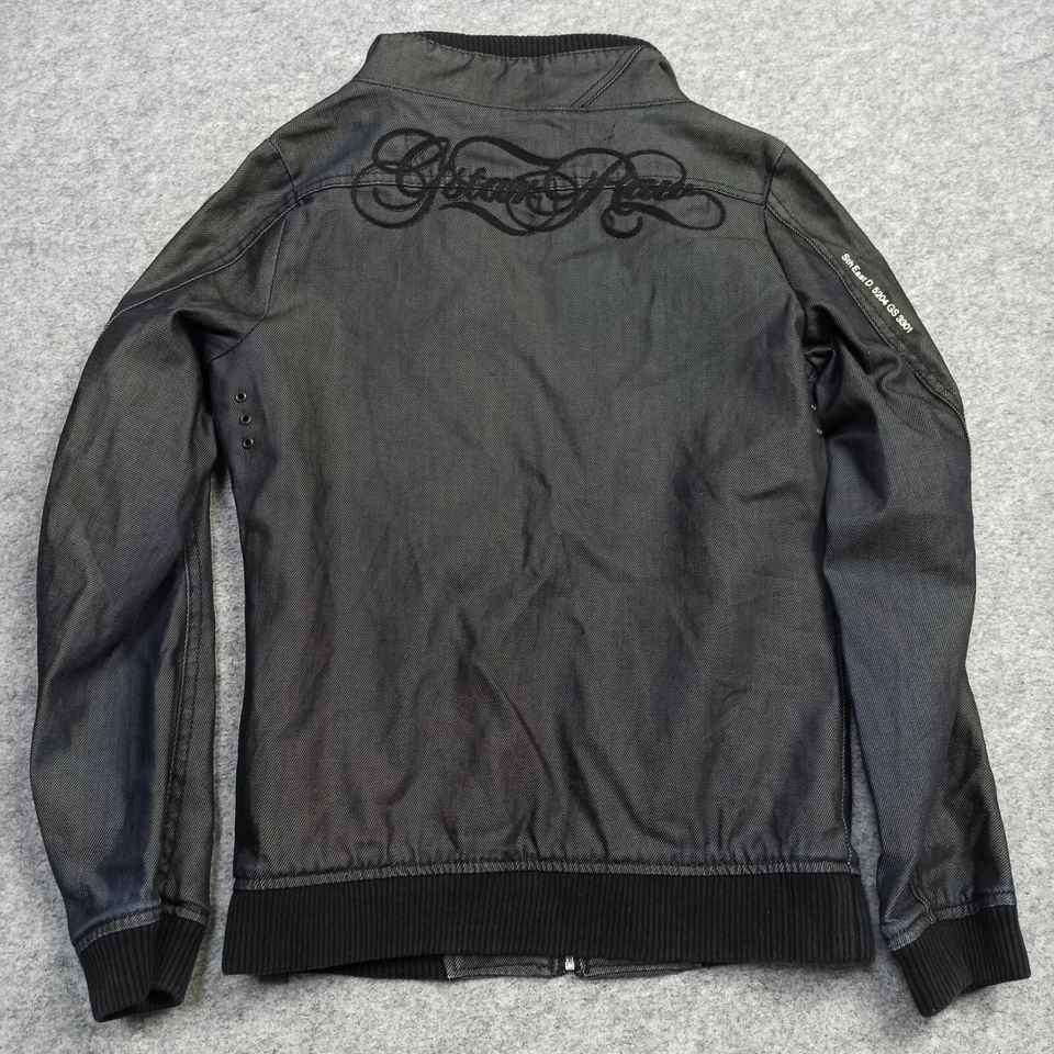 G-Star Brut Jean Femmes VESTE TAILLE S Bleu Foncé Zip Entier Dawn-Denim-Jkt - Photo 2/4