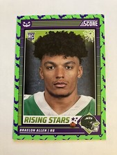Braelon Allen 2024 Score Halloween Rising Stars Green Bats #5 New York Jets RC