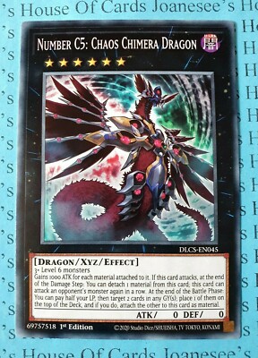 Nummer C5: Chaos-Chimären-Drache DLCS-DE045 Common Yu-Gi-Oh Karte 1. Auflage