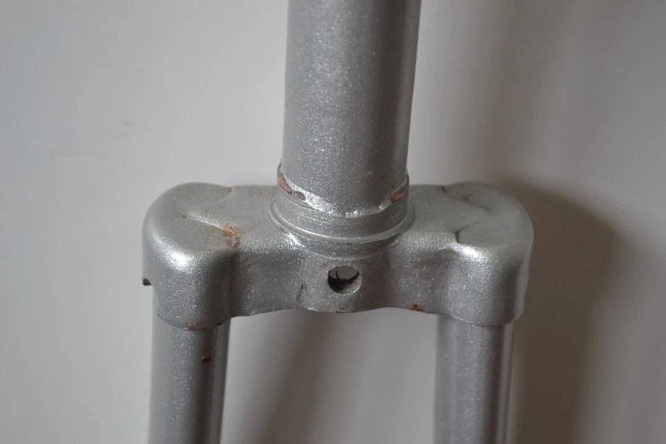 Vintage Silver Grey Steel Fork 27" 1" 147mm Steerer - Image 4 of 4